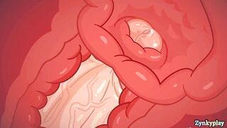 Rosalina fuck princess peach with his big cock fot the ass and fills it with cum