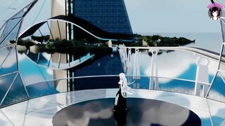 Sexy Teen In Black Dress Dancing (3D HENTAI)