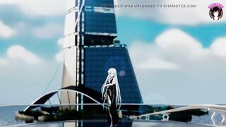 Sexy Teen In Black Dress Dancing (3D HENTAI)