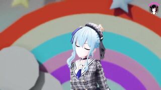 Cute Teen Dancing In Dress Showing Pussy (3D HENTAI)