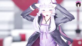 Sexy Teen In Pink Dress Dancing + Gradual Undressing (3D HENTAI)