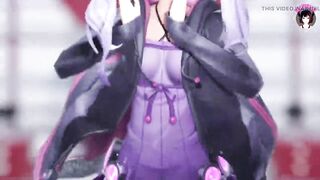 Sexy Teen In Pink Dress Dancing + Gradual Undressing (3D HENTAI)