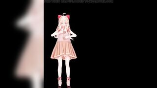 Jiaran Diana Hentai Chinese Vtuber Undress Dancing Mmd 3D Black Eyes Color Edit Smixix