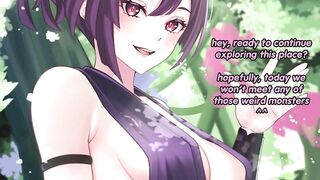 Yuzuriha makes you cum in 2 minutes JOI(quickshot, femdom, feet, big breasts, jerk off instructions)