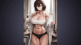 Muscle beauty illustration collection 1