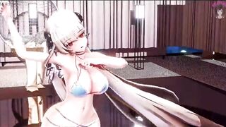 Azur Lane - Formidable - Sexy Dance + Multiple Sex Poses