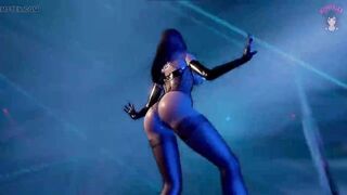 Sexy Big Ass Asian Girl Dancing in Lingerie