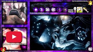 Juicy Fresh Bald Ass Pussy Jack Gets Her Anal Hole Dominated By A Mass Effect Brute