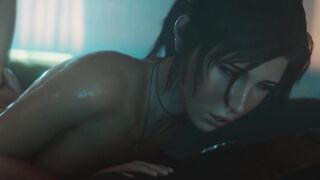 Lara Croft Anal and Creampie - Animation [Idemi]