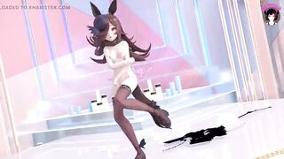 Cute Teen Cat Girl Dancing In Sexy Stockings + Gradual Undressing