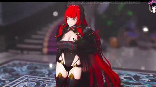 Vindicare - Sexy Warrior Girl Dance With Nude Pussy