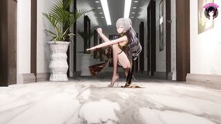 Tara - Girl In Sexy Chinese Dress Dancing + Sex Multiple Poses (3D HENTAI)