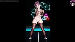 Sexy Thick Elf Dancing - Vertical Angle (3D HENTAI)