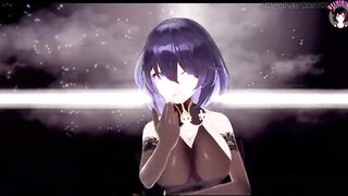 Cute Girl In Sexy Pantyhose + Gradual Undressing + Balls Sex Toys In Pussy With Squirt (3D HENTAI)