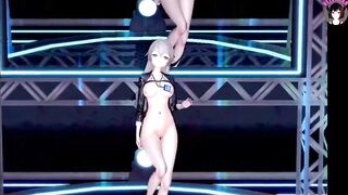 Sexy Office Girl Showing Cute Pussy And Dancing (3D HENTAI)