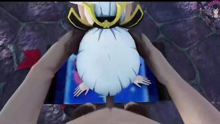 Genshin Impact - Linghua - Threesome Sex - Doggystyle + Blowjob