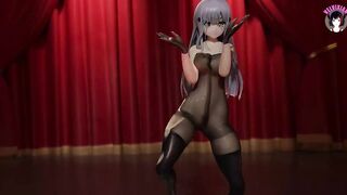 School Teen With Big Ass Dancing In Sexy Pantyhose - Showing Pussy (3D HENTAI)