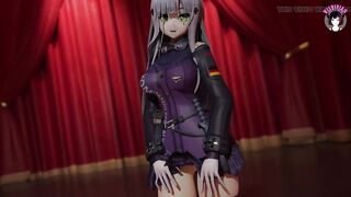 School Teen With Big Ass Dancing In Sexy Pantyhose - Showing Pussy (3D HENTAI)