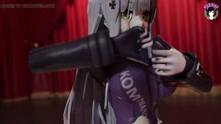 School Teen With Big Ass Dancing In Sexy Pantyhose - Showing Pussy (3D HENTAI)