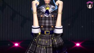 Isei - Horny Dance + Handjob + Sex (No Man Model) (3D HENTAI)