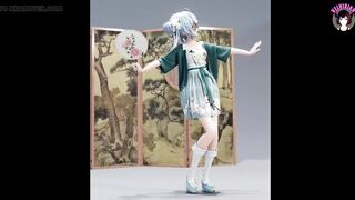 Sheng - Cute Asian Dance + Gradual Undressing (3D HENTAI)
