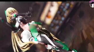 Sex-Android Sexy Dance + Gradual Undressing (3D HENTAI)