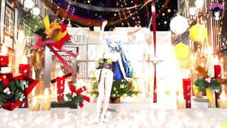 Sexy Teen Elf - Dancing With Cute White Panties + Gradual Undressing (3D HENTAI)