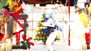 Sexy Teen Elf - Dancing With Cute White Panties + Gradual Undressing (3D HENTAI)