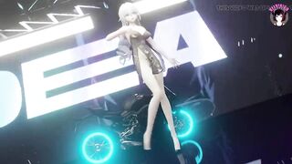 Sexy Anime Girl Dancing + Gradual Undressing (3D HENTAI)