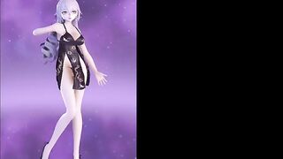 Sexy Anime Girl Dance + Gradual Undressing (TikTok Style) (3D HENTAI)