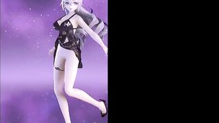 Sexy Anime Girl Dance + Gradual Undressing (TikTok Style) (3D HENTAI)