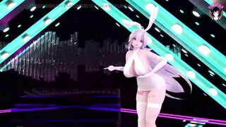 Sexy Thick Bunny Girl Dancing + Sex With Insect (3D HENTAI)