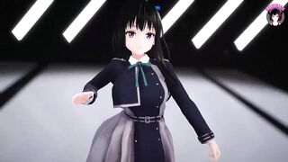 Sexy Schoolgirl Dancing + Gradual Undressing (3D HENTAI)