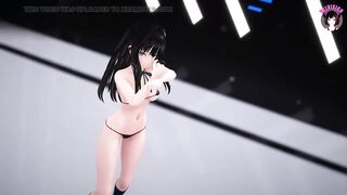 Sexy Schoolgirl Dancing + Gradual Undressing (3D HENTAI)