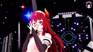 Sexy Demon Girl With Gigantic Tits Dancing (3D HENTAI)
