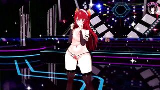 Sexy Demon Girl With Gigantic Tits Dancing (3D HENTAI)