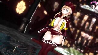 Very Thick Teen With Huge Tits Dancing + Gradual Undressing (3D HENTAI)