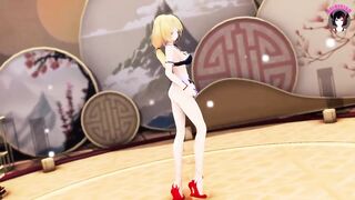 Sexy Maid Girl Dancing + Sex With Insect (3D HENTAI)