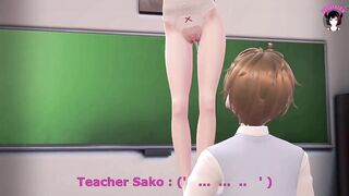 My Sexy Slave Teacher Get Pregnant From Me (3D HENTAI)