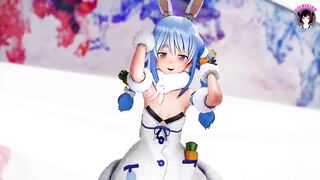 Sexy Bunny Teen Dancing In Pantyhose + Gradual Undressing (3D HENTAI)