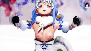 Sexy Bunny Teen Dancing In Pantyhose + Gradual Undressing (3D HENTAI)