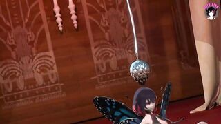 2 Sexy Girls Dancing + Sex With Insect (3D HENTAI)