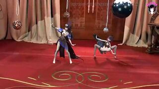 2 Sexy Girls Dancing + Sex With Insect (3D HENTAI)