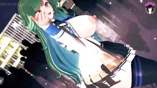 Thick Schoolgirl With Huge Tits Dancing + Pussy Angle (3D HENTAI)