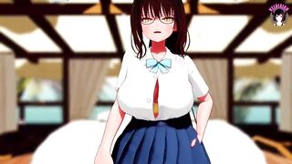 Karin - Sexy Dance In School Uniform & Bunny Suit (3D HENTAI)