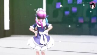 Rendi - Cute Teen With Big Tits Dancing + Gradual Undressing (3D HENTAI)