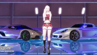 [MMD] BlackPink - Shut Down Ahri Seraphine Kaisa Evelynn Sexy Kpop Dance League of Legends KDA