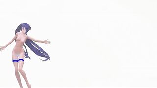 Strong Hatsune Miku Hentai Muscle Body Six Pack Nude Dance Mmd 3D Blue Hair Color Edit Smixix