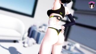 Balti - Sexy Dance + Gradual Undressing (3D HENTAI)