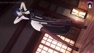 Genshin Impact - Yelan - Dancing In Sexy Dress And Stockings (3D HENTAI)
